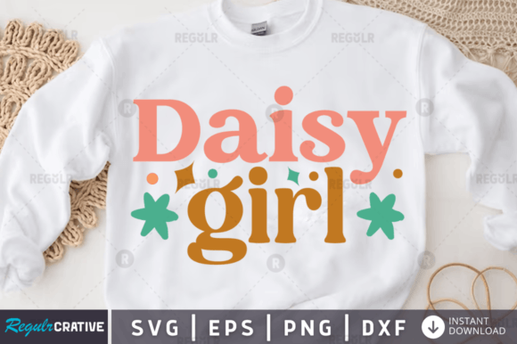 Daisy Girl SVG Design: Crafts & Graphics for Gentle Branding