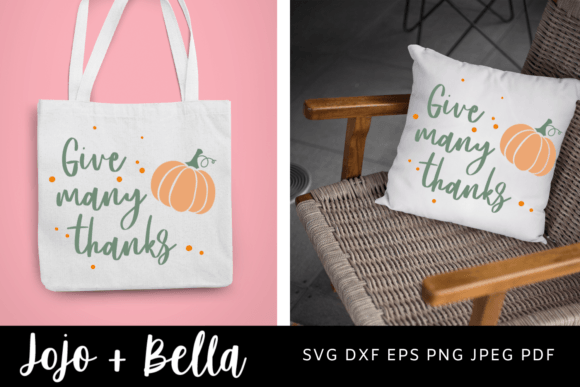 Give Many Thanks SVG: Thanksgiving Graphics for Crafts & Content