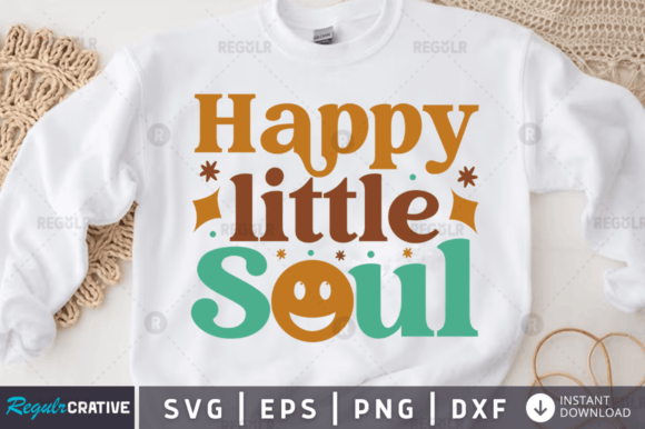 Happy Little Soul SVG Design for Crafts & Graphics