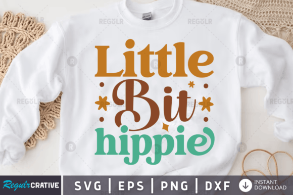 Little Bit Hippie SVG Design: Graphics for Crafts-Driven Branding