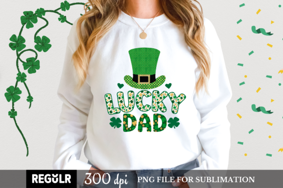 Lucky Dad SVG: Graphics for Crafts & Local Branding