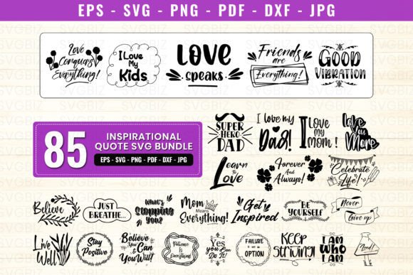 Motivational SVG: Graphics for Crafts That Inspire Real Sales