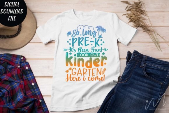 So Long Pre K It's Been Fun SVG Graphics for Crafts