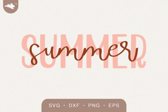Summer Word SVG: Graphics for Crafts & Content Publishing